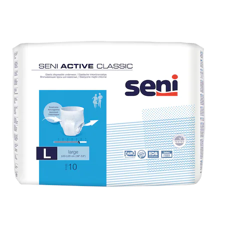 Scutece Adulti - Scutece Adulti Seni Classic Large 100 135 cm 10 Bucati pukika.ro