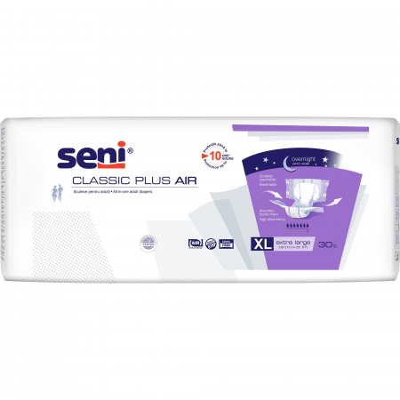 Produse incontinenta adulti - Scutece Adulti Seni Plus Extra Large 130 170 cm 30 Bucati pukika.ro