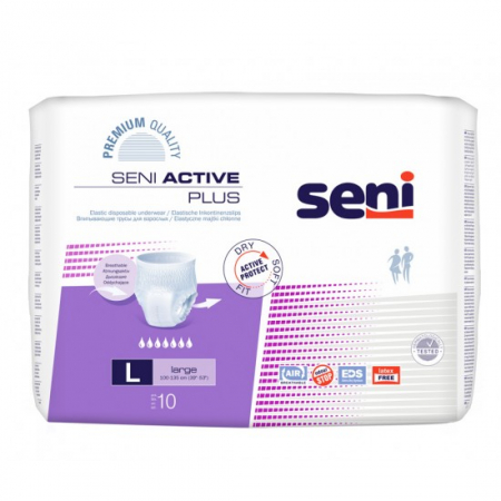Produse incontinenta adulti - Scutece Adulti Seni Plus Large 100 135 cm 10 Bucati pukika.ro