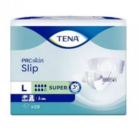 Produse incontinenta adulti - Scutece Incontinenta Tena Slip Premium Super Large, 28 bucati
