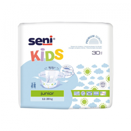 Scutece Junior - Scutece Copii Seni Kids Junior 11 20 Kg 30 Bucati pukika.ro