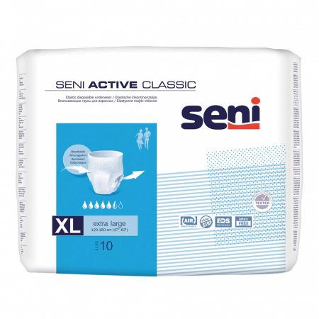 Produse incontinenta adulti - Scutece Adulti Seni Classic Extra Large 120 160 cm 10 Bucati pukika.ro