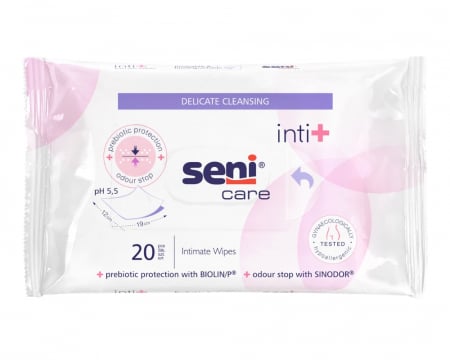 Servetele Umede Seni Care Inti+ 12 19 cm 20 Bucati pukika.ro