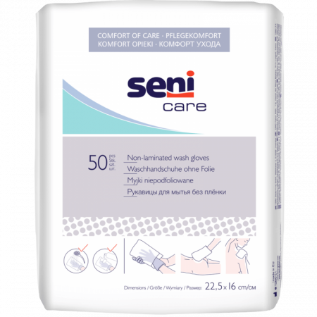 Igiena Si Ingrijire - Manusi Curatare Nelaminate Seni Care 22.5 16 cm 50 Bucati pukika.ro