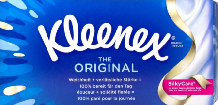 Igiena Si Ingrijire - Servetele igienice uscate Kleenex BOX Original REG, 1 cutie, 80 bucati