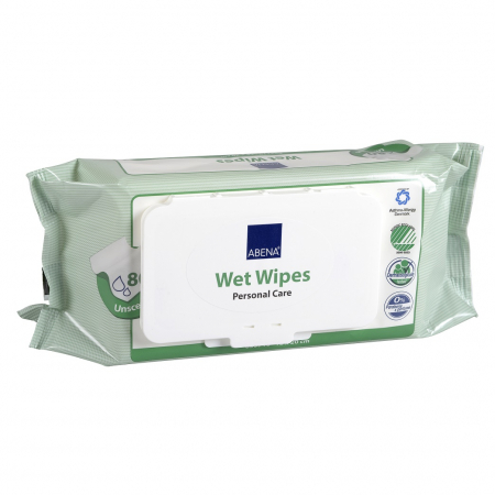 Produse incontinenta adulti - Servetele umede Abena, 18x20 cm, 1 pachet, 80 bucati