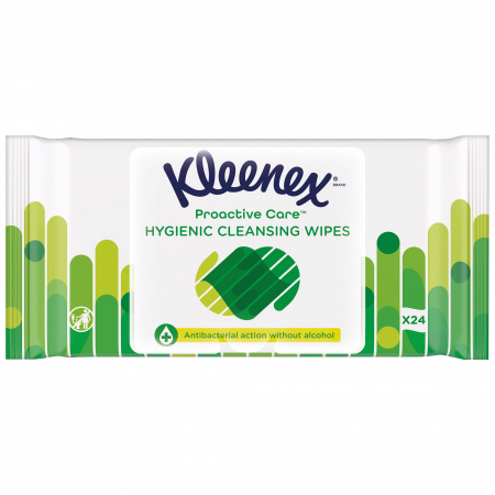 Promotii - Servetele umede Antibacteriene Kleenex, 1 pachet, 24 bucati