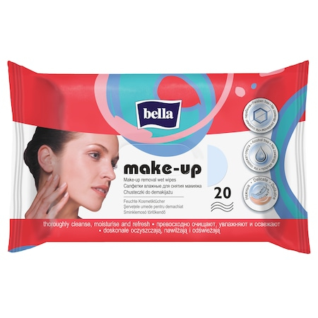 Promotii - Servetele umede demachiante Bella, 20 bucati