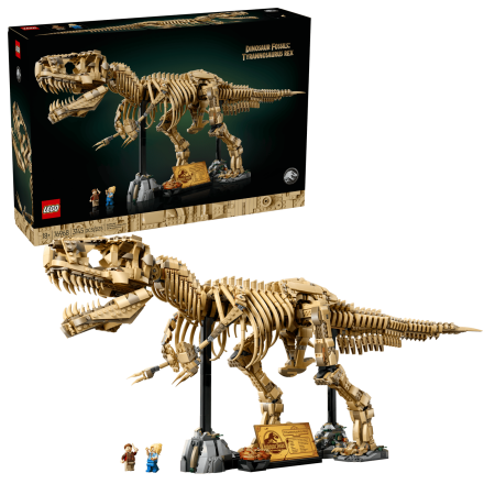 Seturi LEGO - Set de constructie LEGO Jurassic Park 76968, schelet dinozaur Tyranozaur, 33cm, 3145 piese - pukika.ro