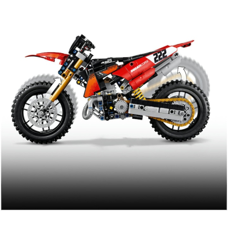 Set de constructie LEGO® Technic Motocicleta Ducati Desmo450 MX, versiunea de uzina 42238, 457 piese [2]