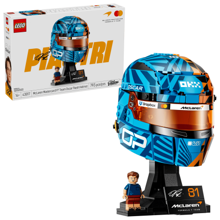 Seturi LEGO - Set LEGO® Cască Oscar Piastri McLaren F1 Team 43017, 793 piese - pukika.ro