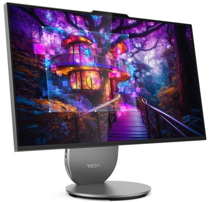 Promotii - Sistem All In one PC Lenovo Yoga AIO, 27" QHD, Intel® Core™ Ultra 5 125H pana la 4.5 GHz, 16 GB RAM LPDDR5x 7467, 1 TB SSD, Intel Arc Graphics, JBL, Windows 11 Pro, Grey