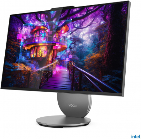 Sistem All In one PC Lenovo Yoga AIO, 27" QHD, Intel® Core™ Ultra 5 125H pana la 4.5 GHz, 16 GB RAM LPDDR5x 7467, 1 TB SSD, Intel Arc Graphics, JBL, Windows 11 Pro, Grey [1]