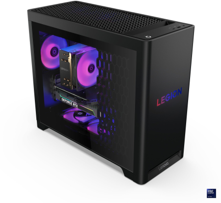 Desktop PC - Sistem Desktop PC Gaming Lenovo Legion T5, Intel® Core™ Ultra 5 225 pana la 4.9 GHz, 32 GB RAM DDR5 5600, 1 TB SSD, NVIDIA® GeForce® RTX 5060 Ti 8 GB, Free Dos, Black