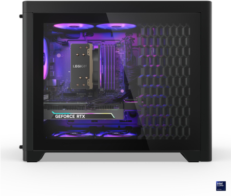 Sistem Desktop PC Gaming Lenovo Legion T5, Intel® Core™ Ultra 5 225 pana la 4.9 GHz, 32 GB RAM DDR5 5600, 1 TB SSD, NVIDIA® GeForce® RTX 5060 Ti 8 GB, Free Dos, Black [1]