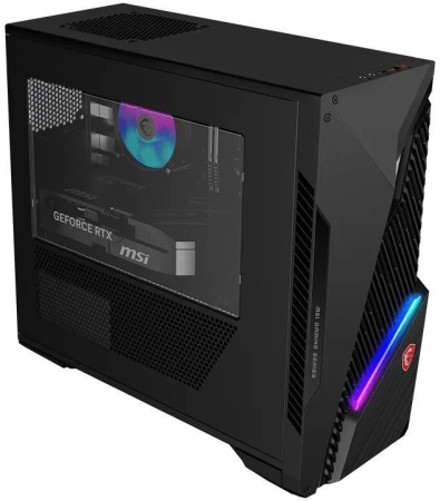 Desktop PC - Sistem Desktop PC Gaming MSI MAG Infinite S3, Intel® Core™ i5 14400F pana la 4.7 GHz, 32 GB RAM DDR5, 1 TB SSD, NVIDIA® GeForce® RTX 5060 8 GB, Free Dos, Black