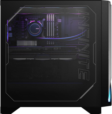 Sistem Desktop PC Gaming MSI MPG Infinite X3 AI, Intel® Core™ Ultra 7 265KF pana la 5.4 GHz, 32 GB RAM DDR5 5600, 1 TB SSD, NVIDIA® GeForce® RTX 5070 12 GB, Windows 11 Home, Black [1]