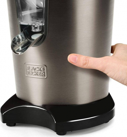 Storcător Citrice Electric Profesionist Black+Decker BXCJ350E (ES9240080B), 350 W, Conuri Reversibile, Filtru Reglabil, 650 ml, Negru pukika.ro [4]