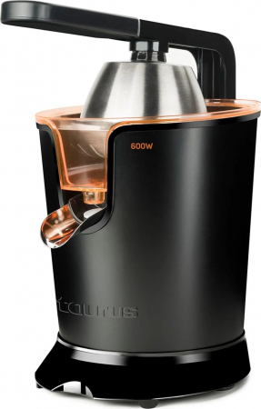 Storcătoare Citrice - Storcător Citrice Electric Taurus Easy Press 600 924257000, 600 W, AC Motor Profesional, 2 Cone, Oțel Inoxidabil, 650 ml, Negru pukika.ro
