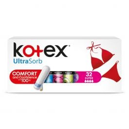 Absorbante feminine - Tampoane interne Kotex Super UltraSorb, 32 bucati