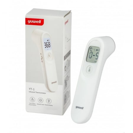 Termometru Digital Yuwell, Non Contact, cu infrarosu, Alb pukika.ro [3]