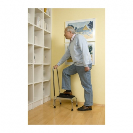 Treapta ajutatoare pentru baie, antiderapant, greutate maxima 150 Kg, Negru [1]