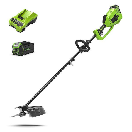 Trimmer electric GreenWorks, 400 W, 4 Ah, 40 cm, Verde pukika.ro [2]