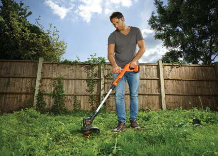 Trimmer gazon BLACK+DECKER, 25 cm, 18 V, Portocaliu pukika.ro [1]