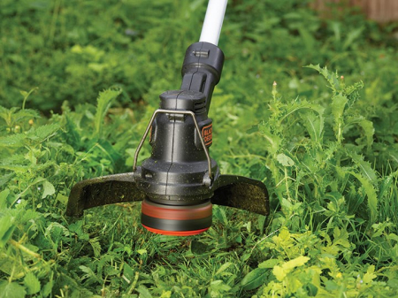 Trimmer gazon BLACK+DECKER, 25 cm, 18 V, Portocaliu pukika.ro [2]