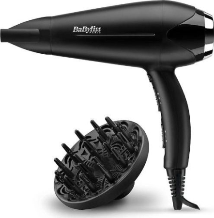 Alte produse - Uscător de Păr BaByliss, 2200 W, 2 viteze, 3 trepte temperatură, difuzor, Negru pukika.ro