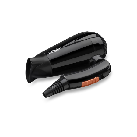 Uscător de Păr BaByliss 5344E Travel Dry, 2000 W, 3 trepte temperatură, 2 viteze, Negru pukika.ro [1]