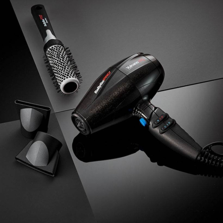 Uscător de Păr BaByliss BAB6980IE, 2200 W, 2 trepte temperatură, 2 viteze, ionizare, Negru pukika.ro [2]