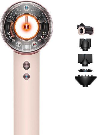 Uscător de Păr DYSON HD16, 1600 W, 3 viteze, 4 trepte temperatură, difuzor, Roz pukika.ro [1]