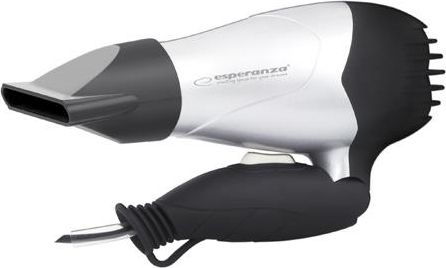 Uscător de Păr Esperanza EBH002S, 850 W, 2 trepte temperatură, 2 viteze, Negru  pukika.ro [1]