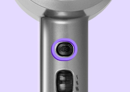 Uscător de Păr MPM MSW-22, 1800 W, 3 trepte temperatură, 2 viteze, ionizare, Argintiu pukika.ro [1]