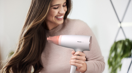 Uscător de Păr Philips 3000 series, 1600 W, 3 viteze, 3 trepte temperatură, Roz pukika.ro [6]