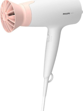 Uscătoare de Păr - Uscător de Păr Philips 3000 series BHD302/30, 1600 W, 3 trepte temperatură, 3 viteze, aer rece, Alb pukika.ro