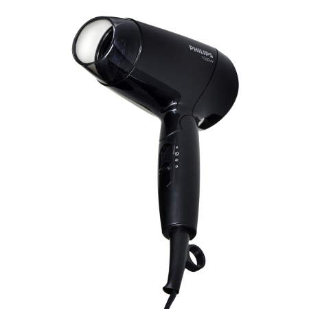 Uscător de Păr Philips Essential Care BHC010/10, 1200 W, 3 trepte temperatură, 1 viteze, aer rece, Negru pukika.ro [1]