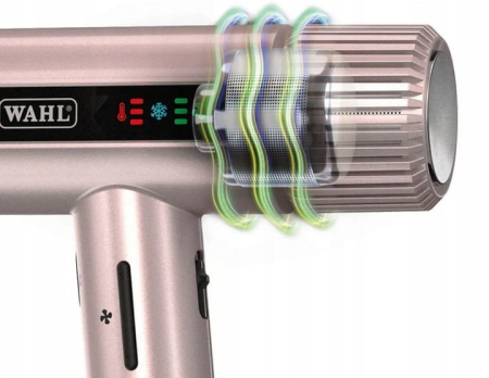 Uscător de Păr Profesional Wahl Vanquish 4321-0471, 1600 W, 3 trepte temperatură, 3 viteze, ionizare, Rose Gold pukika.ro [4]