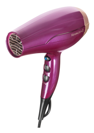 Alte produse - Uscător de Păr Remington D5219, 2300 W, 3 trepte temperatură, 2 viteze, ionizare, Mov pukika.ro