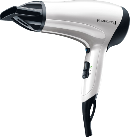 Alte produse - Uscător de Păr Remington Power Volume D3015, 2000 W, 3 trepte temperatură, 2 viteze, ionizare, Alb pukika.ro