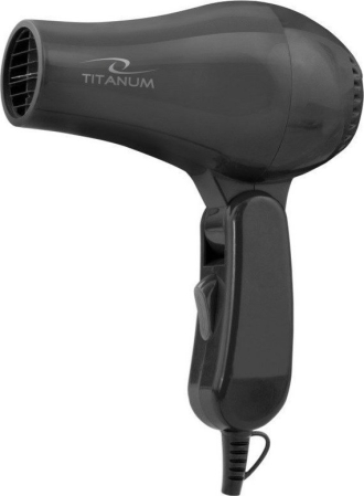 Alte produse - Uscător de Păr TITANUM TBH003K Travel, 750 W, 2 trepte temperatură, Negru pukika.ro