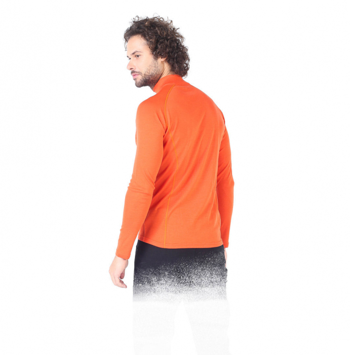 Astro - Bluză cu mânecă lungă cu fermoar - 100% Lână Merino [3]