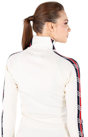 Pulover ASYA Lână Merino pentru Femei - Crem/Navy [4]