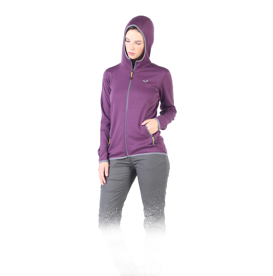 Marin - Hanorac (cu fermoar complet) - 100% Lână Merino [2]