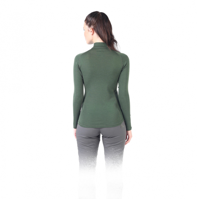 Vega - Bluză cu mânecă lungă (cu fermoar) - 100% Lână Merino [2]
