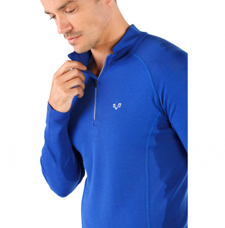 Astro - Bluză cu mânecă lungă cu fermoar - 100% Lână Merino [1]