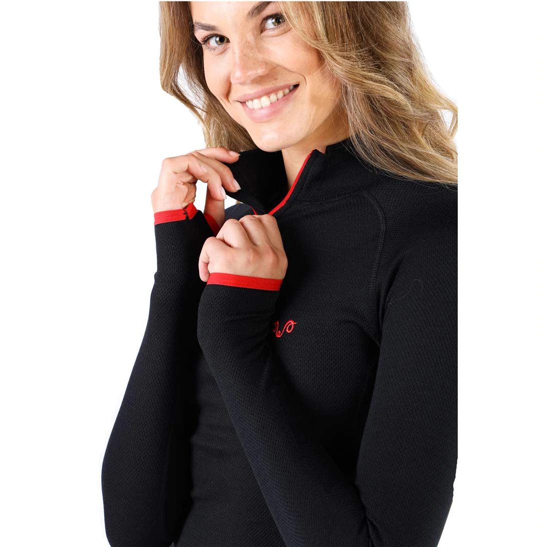 Lorica - Bluză cu mânecă lungă (cu fermoar) - 100% Lână Merino [1]