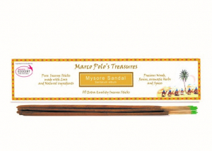 Bețișoarele lui Marco Polo - Santal de Mysore - 10 Bețișoare - Bețișoarele lui Marco Polo