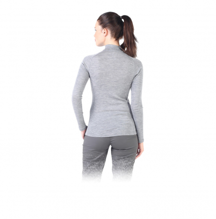 Vega - Bluză cu mânecă lungă (cu fermoar) - 100% Lână Merino [4]